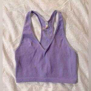 FP movement free throw crop tank purple size S